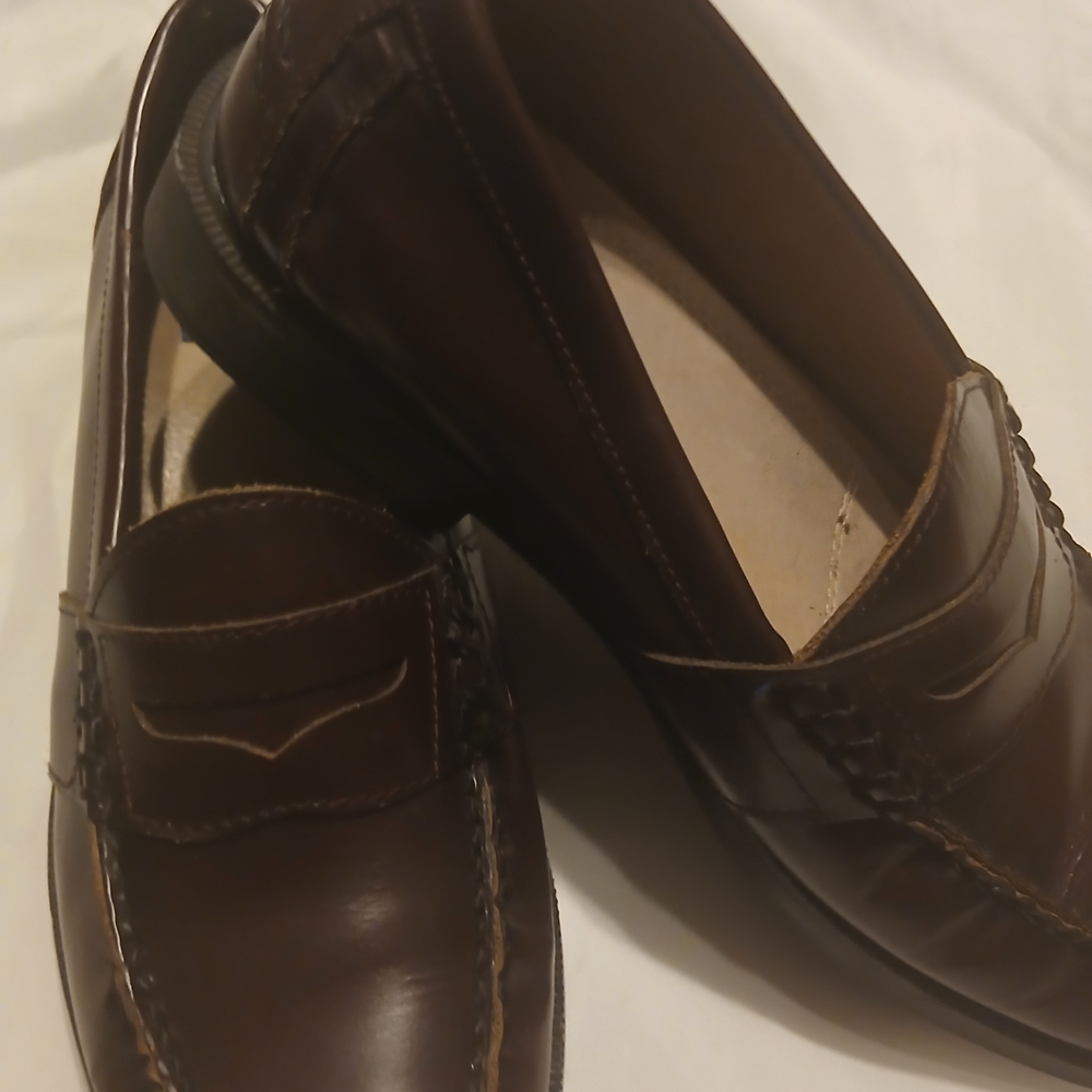 Nun Bush Classic Brown Leather Loafers Sz.11